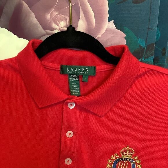 Lauren Ralph Lauren Red Polo 🍎‎ - Picture 2 of 5